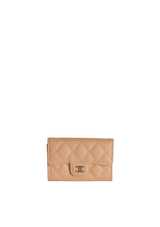 INTERLOCKING CC LOGO COMPACT WALLET
