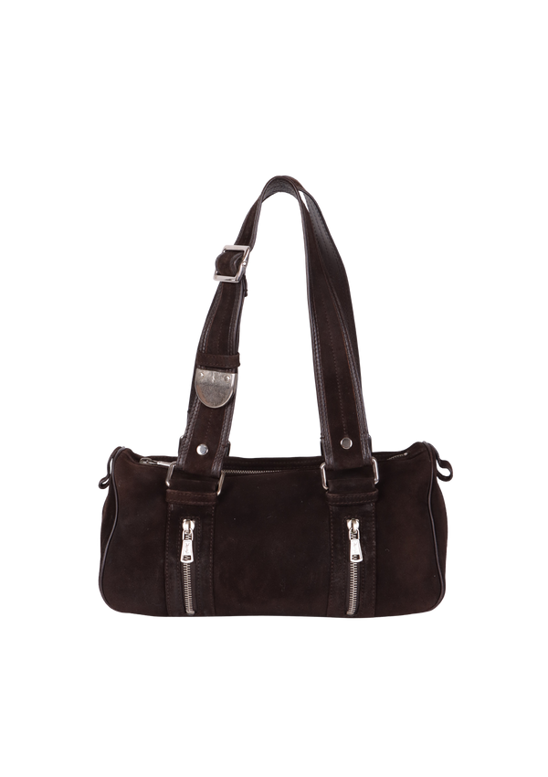 SUEDE SHOULDER BAG