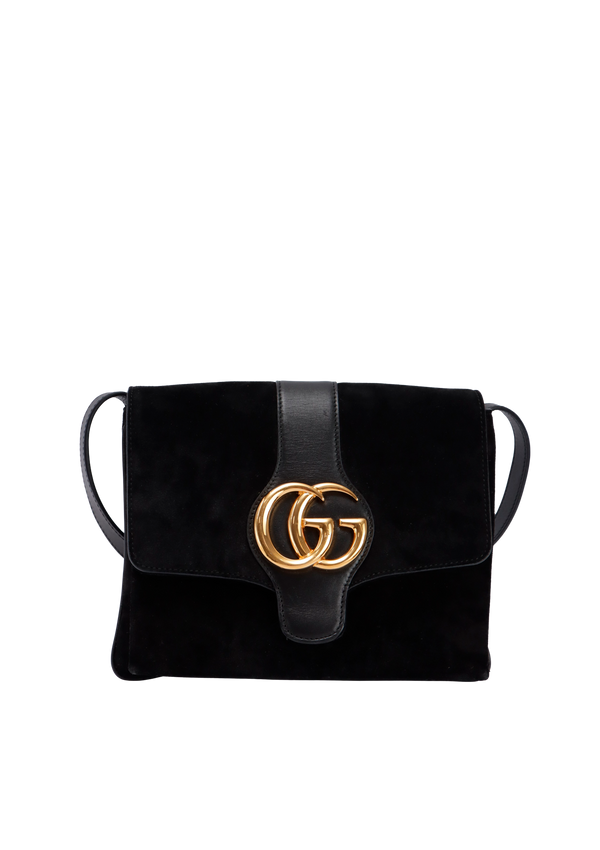 GG MEDIUM ARLI SUEDE BAG