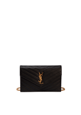 CASSANDRE ENVELOPE MATELASSÉ CHAIN WALLET