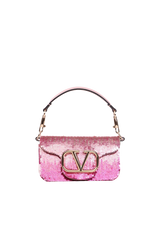 EMBELLISHED VLOGO LOCÒ SHOULDER BAG
