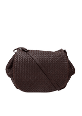 INTRECCIATO FLAP MESSENGER BAG