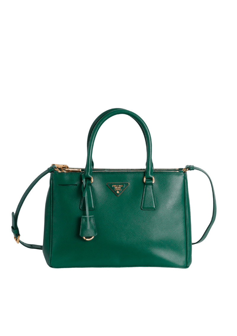 MEDIUM SAFFIANO LUX DOUBLE ZIP GALLERIA