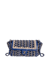 ACCORDION FANCY CROCHET FLAP BAG