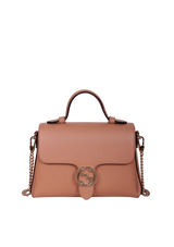 INTERLOCKING G DOLLAR TOP HANDLE
