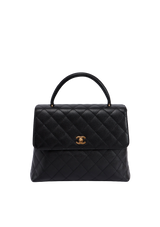 VINTAGE KELLY FLAP BAG CAVIAR