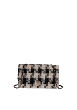 MEDIUM CLASSIC DOUBLE FLAP TWEED