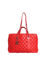 EASY CARRY SHOPPING TOTE LAMBSKIN