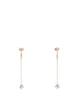 MYCOLLECTION DIAMOND FLOWER 18K EARRINGS