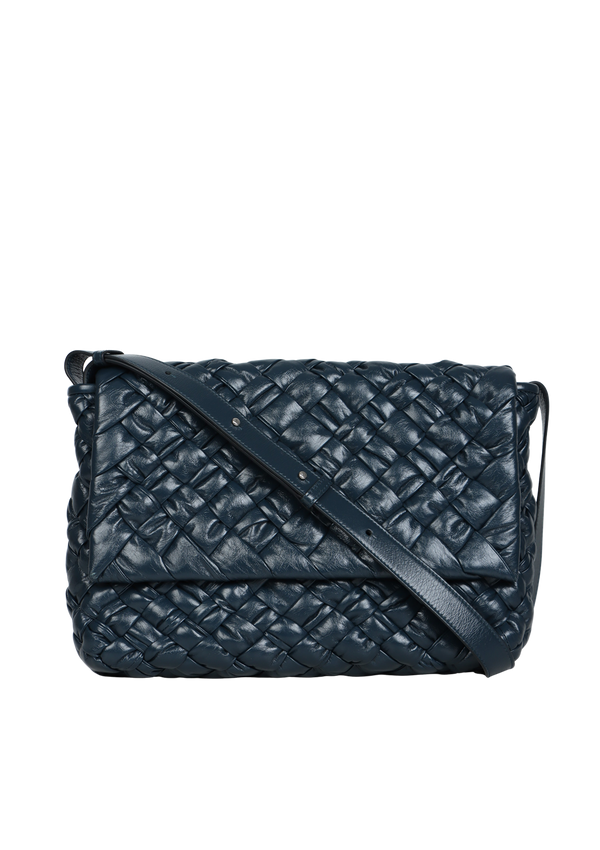 INTRECCIATO RUMPLE MESSENGER BAG