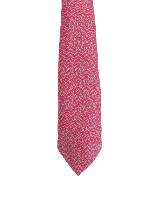 PRINTED SILK TIE