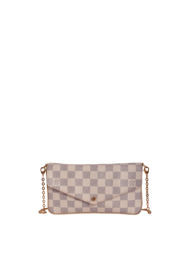 DAMIER AZUR POCHETTE FÉLICIE