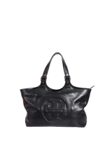 LEATHER BOMBE TOTE