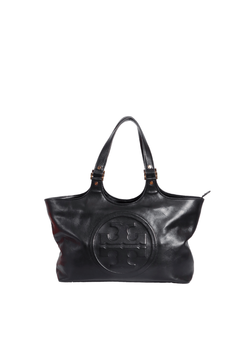 LEATHER BOMBE TOTE