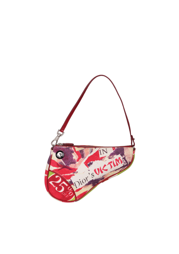 LE VICTIM CRYSTAL SADDLE BAG