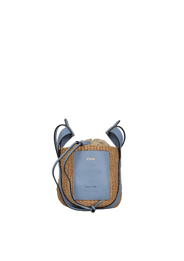 X MIFUKO RAFFIA BUCKET BAG