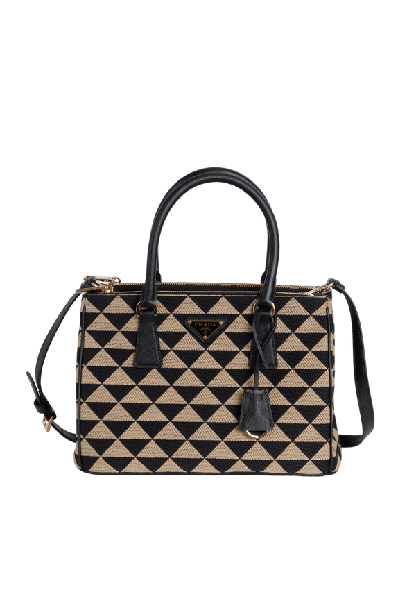 SMALL SYMBOLE GALLERIA DOUBLE ZIP TOTE