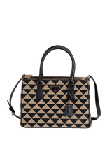 SMALL SYMBOLE GALLERIA DOUBLE ZIP TOTE