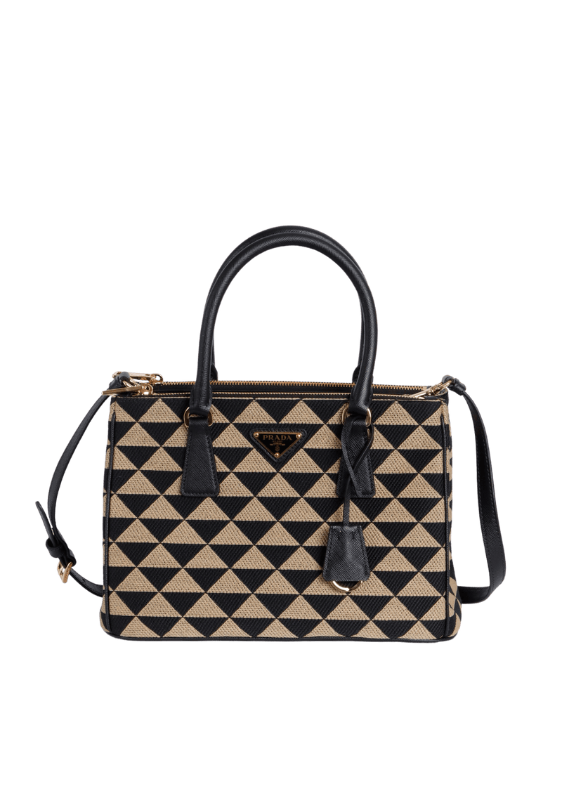 SMALL SYMBOLE GALLERIA DOUBLE ZIP TOTE