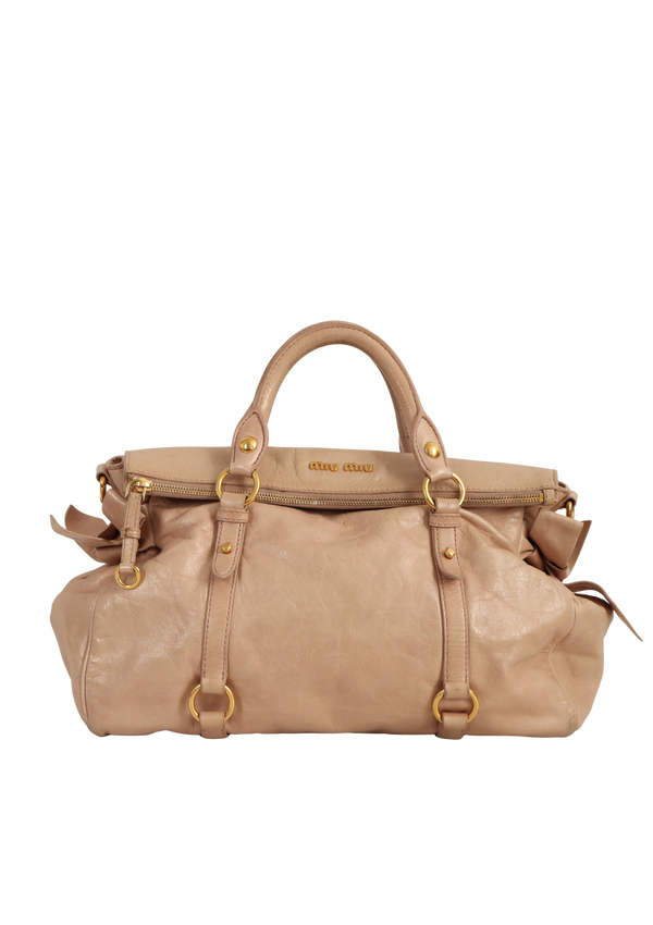 MEDIUM VITELLO LUX BOW BAG