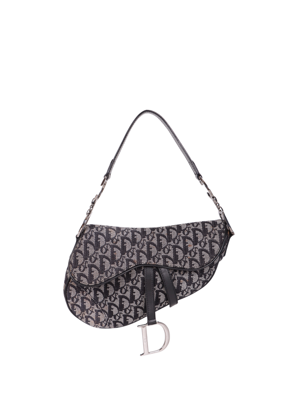 VINTAGE OBLIQUE SADDLE BAG