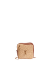 RAFFIA MINI JAMIE CUBE BAG