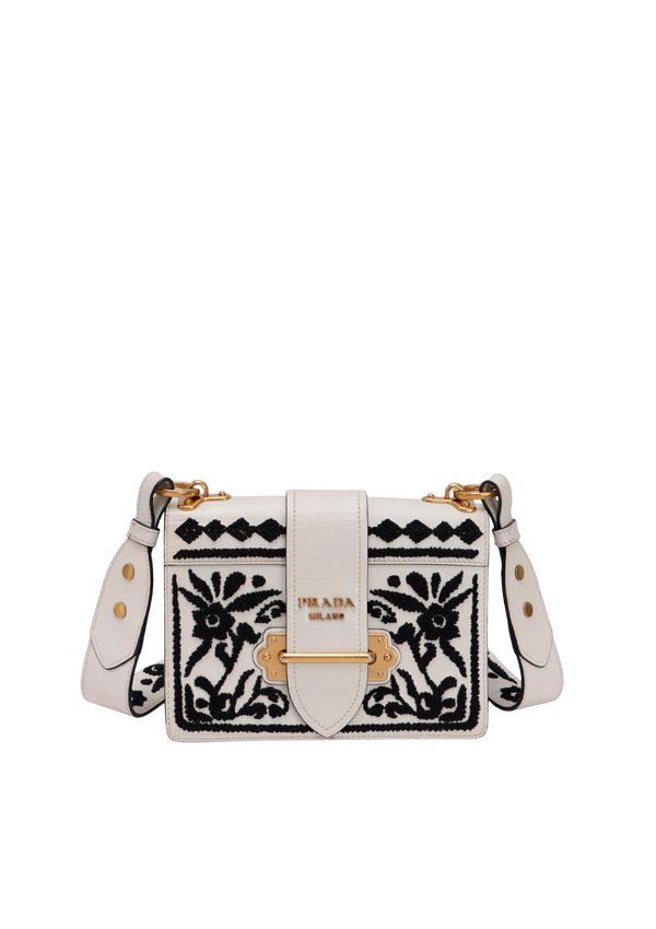 EMBROIDERED CAHIER BAG