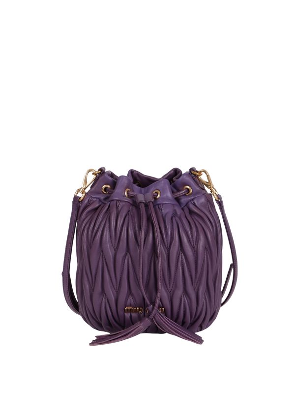 MATELASSÉ BUCKET BAG
