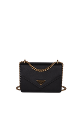 SAFFIANO TRIANGLE ENVELOPE CHAIN BAG