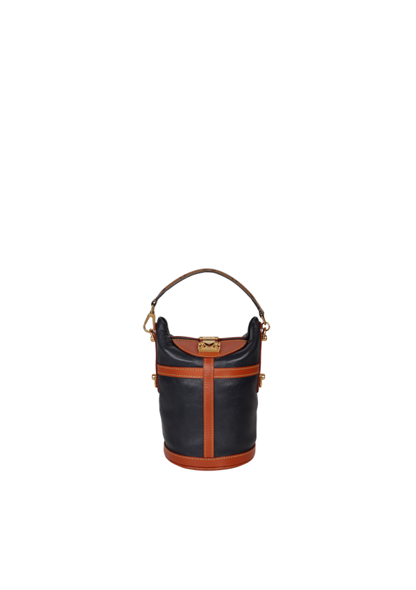MONOGRAM REVERSE DUFFLE BUCKET BAG
