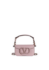 MICRO CRYSTAL EMBELLISHED VLOGO LOCÒ BAG