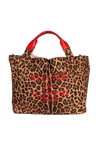 LEOPARD PRINT ATELIER TOTE BAG