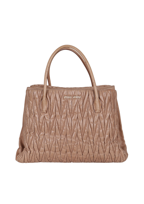 MATELASSE SATCHEL BAG
