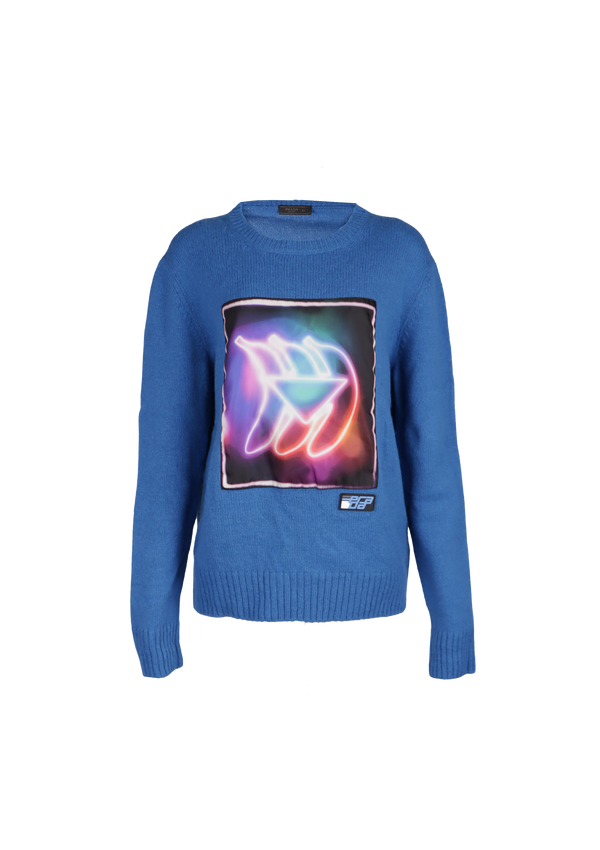 BANANA NEON WOOL SWEATER XL