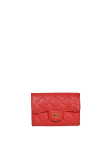 INTERLOCKING CC LOGO COMPACT WALLET