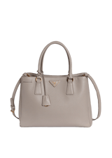 LARGE SAFFIANO LUX DOUBLE ZIP GALLERIA