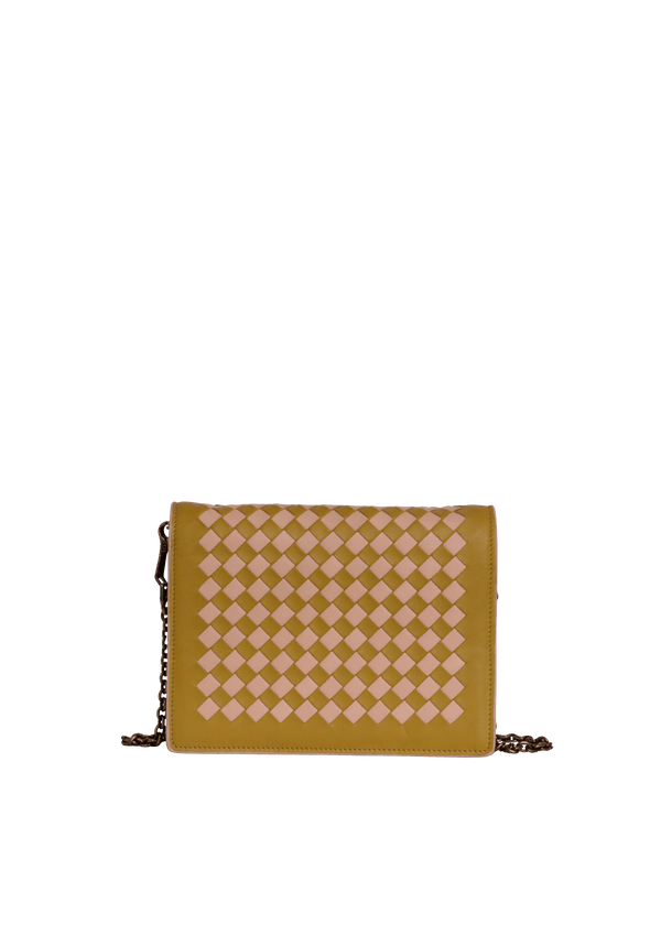 SMAL INTRECCIATO WALLET ON CHAIN BAG