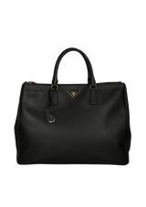 LARGE SAFFIANO LUX DOUBLE ZIP GALLERIA