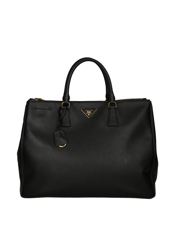 LARGE SAFFIANO LUX DOUBLE ZIP GALLERIA