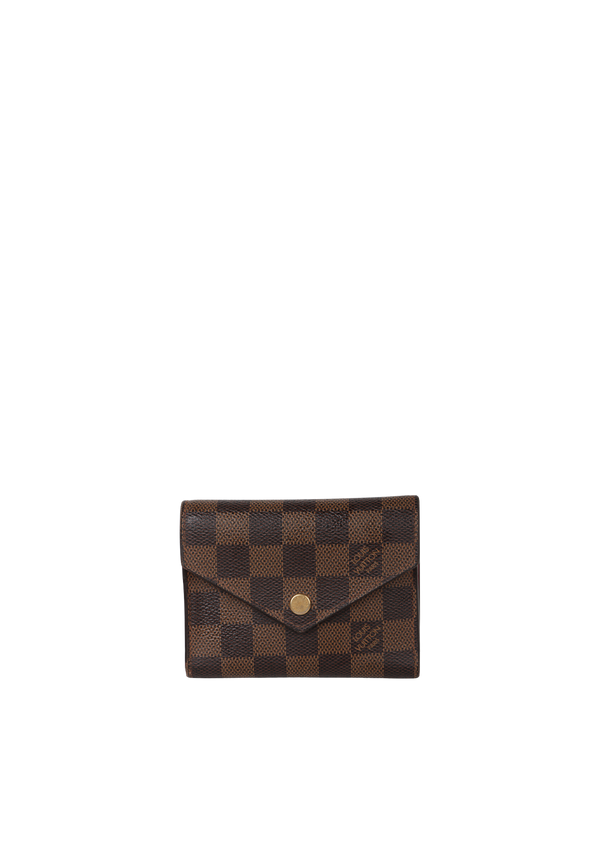 DAMIER ÉBÈNE VICTORINE WALLET