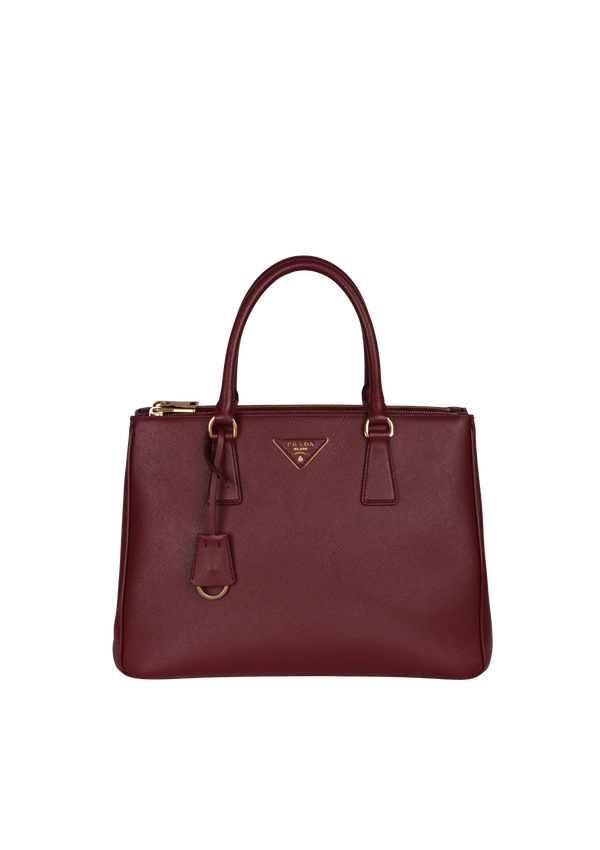 MEDIUM SAFFIANO LUX DOUBLE ZIP GALLERIA