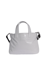 PATENT LEATHER SATCHEL BAG