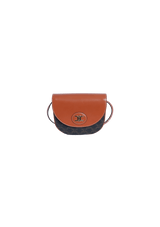 TRIOMPHE LOGO SADDLE CROSSBODY BAG