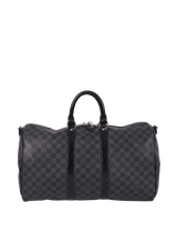 DAMIER GRAPHITE KEEPALL BANDOULIÈRE