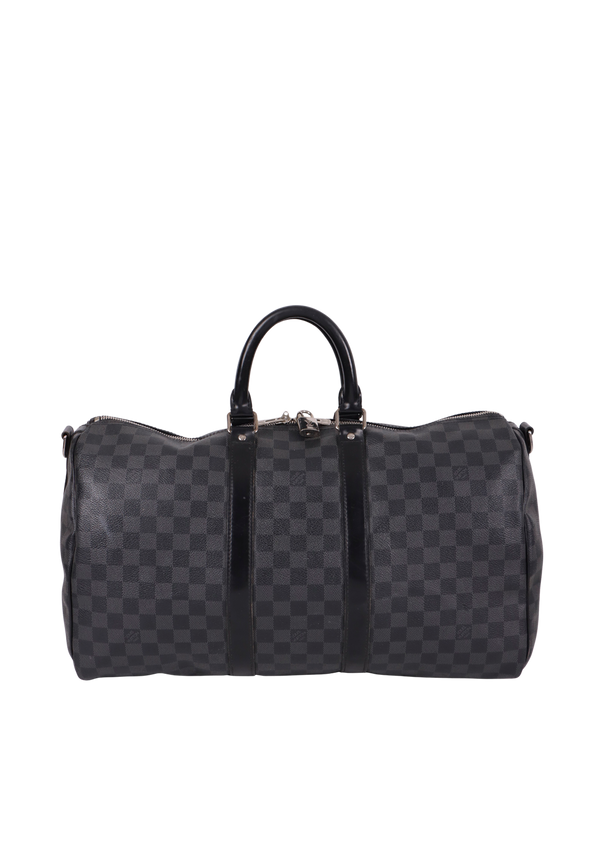 DAMIER GRAPHITE KEEPALL BANDOULIÈRE