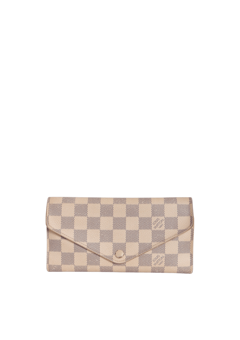 DAMIER AZUR SARAH WALLET