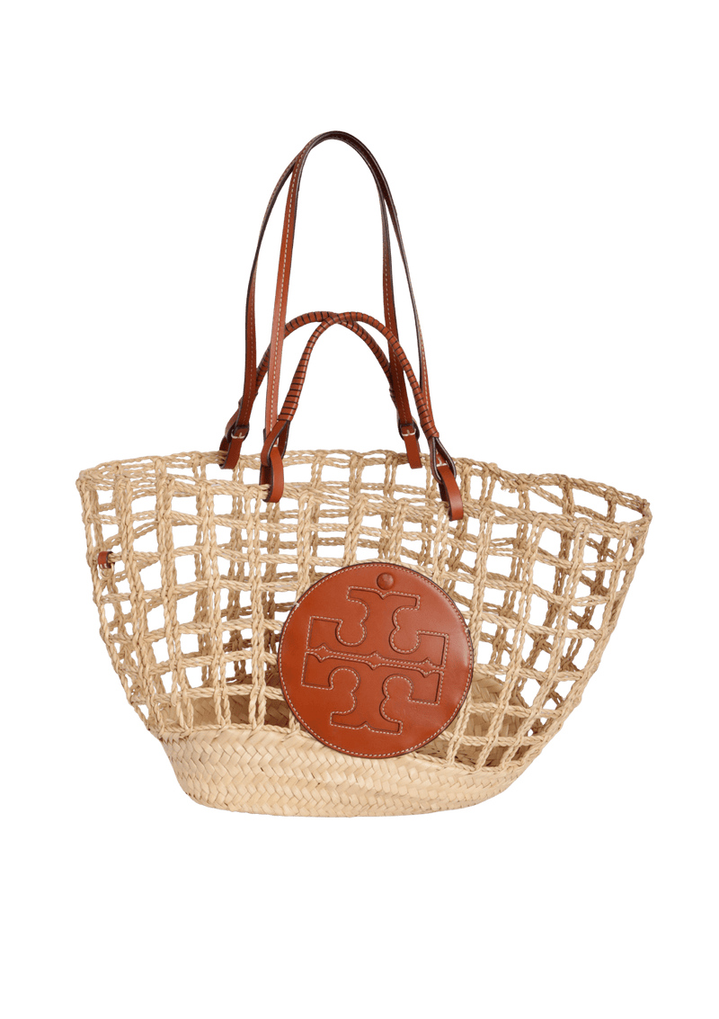 STRAW BASKET TOTE