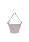 GIA ALLOVER CRYSTAL ZIP BAG