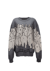 STUDIO PRINTED SWEATER