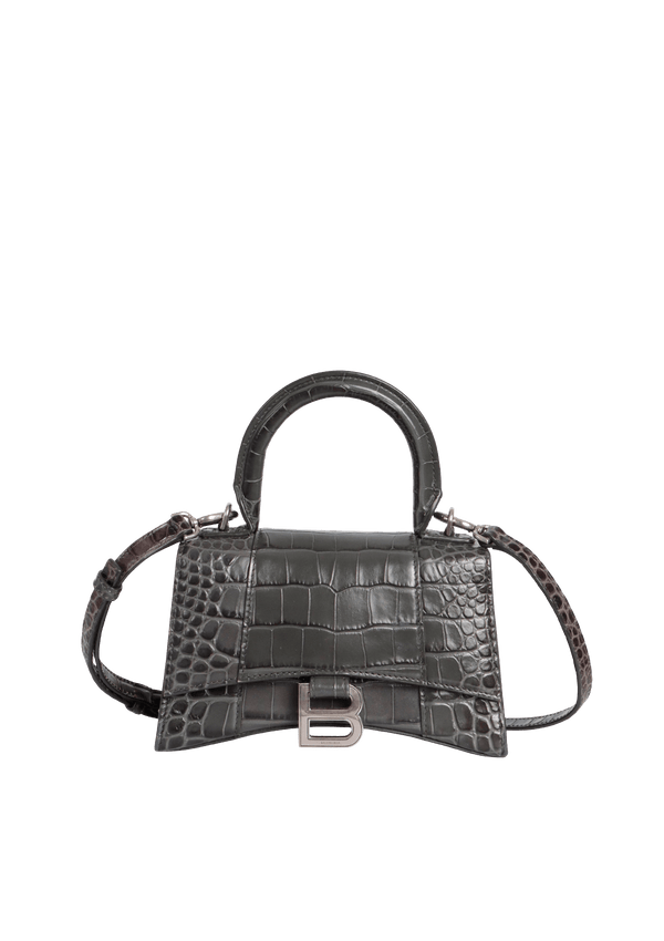 HOURGLASS XS CROCODILE EMBOSSED